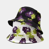 summer fruits vegetables print bucket hats for girls fashion hip hop sun visor hat men women fishermans cap boy panama gorros
