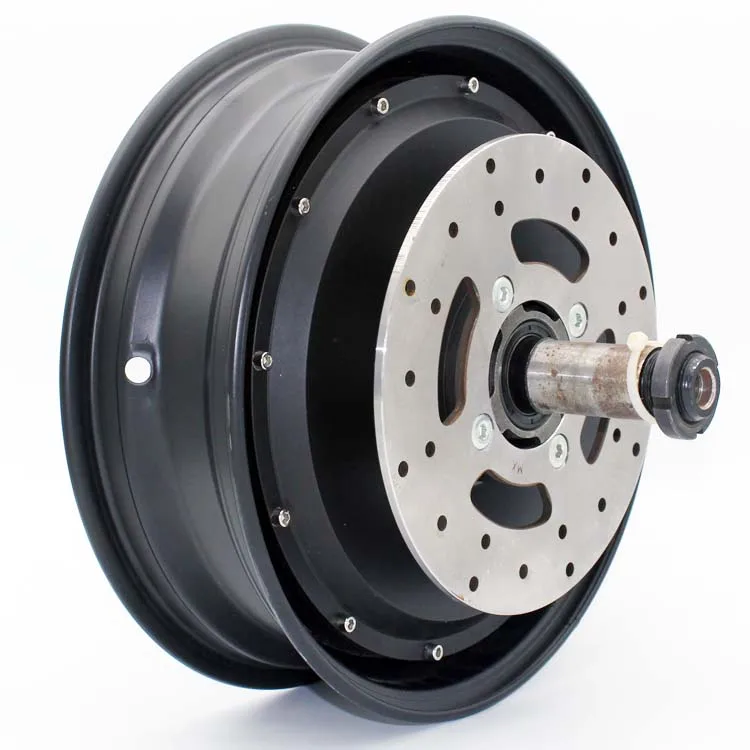 Купи Single shaft motor for 12 inch 1500W wheel hub disc brake high-power brushless DC electric tricycle за 10,916 рублей в магазине AliExpress