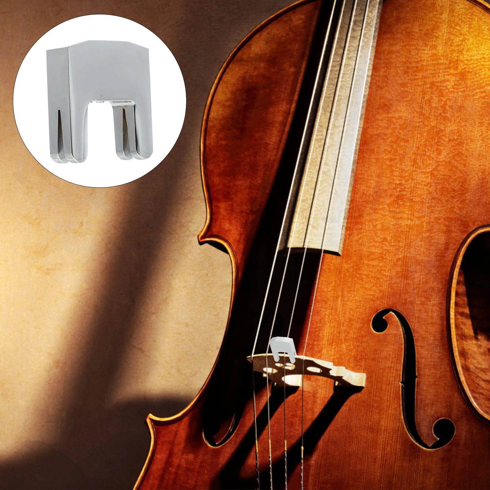 

Violoncello Cello Silencer Silencers Practice Metal Mutes Supplies Sordines Musical Instrument Accessory Sordine Mute