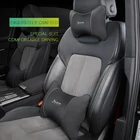 4 шт.компл. искусственная кожа автомобильный подголовник для Jeep Commander Trailhawk Renegade Compass Grand Cherokee Wrangler JK