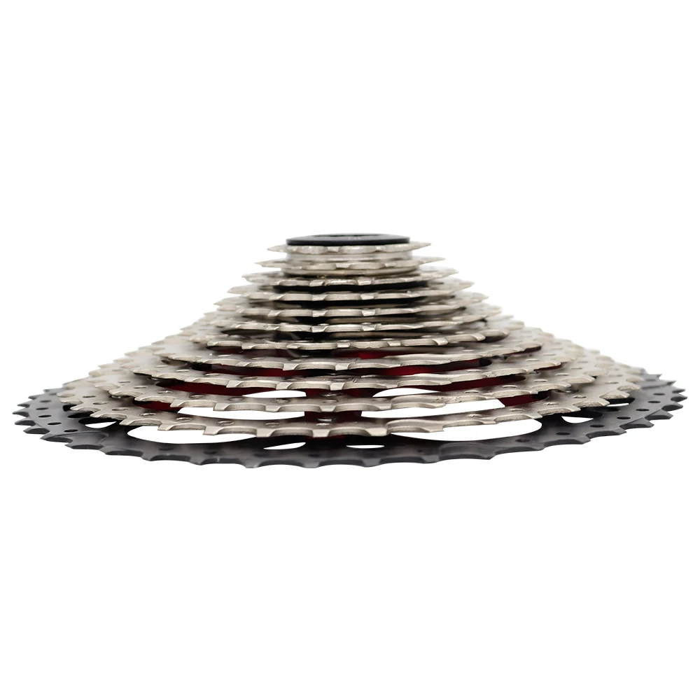 ZEOT 12-скоростная велосипедная кассетная звездочка 11-46/50/52T серебристо-черная