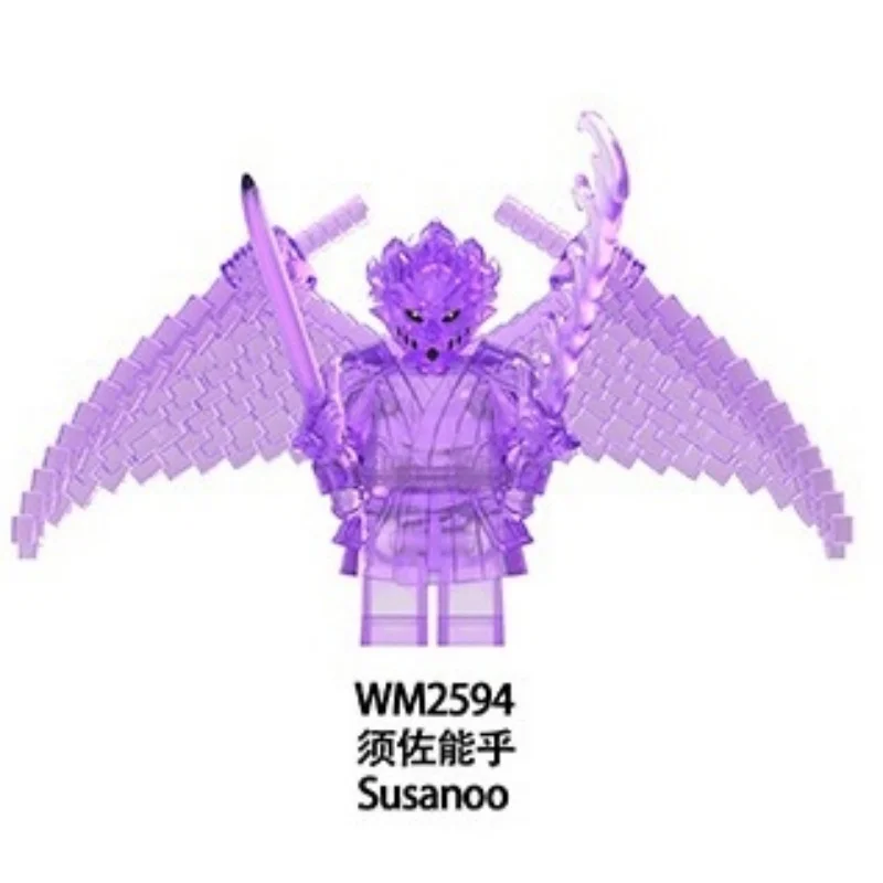 Строительные блоки Наруто Сусаноо WM-блоки WM6167 WM2592 WM2597 аниме мультяшные