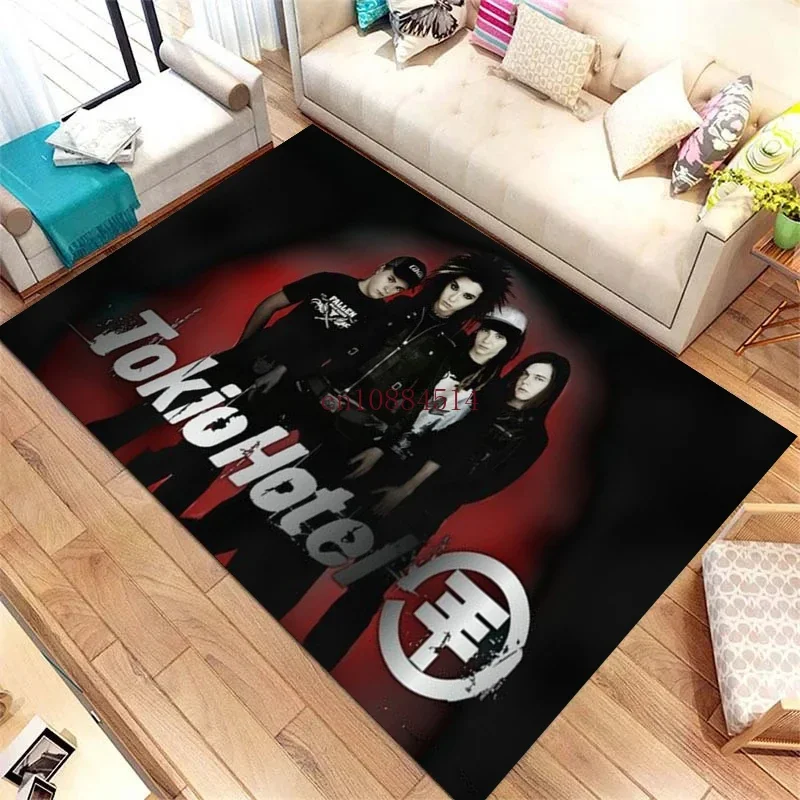 Фото Большой ковер T-okio H-otel Band с принтом, ковер для гостиной, спальни, дивана, напольные коврики, коврик для ванной, детский игровой коврик №2