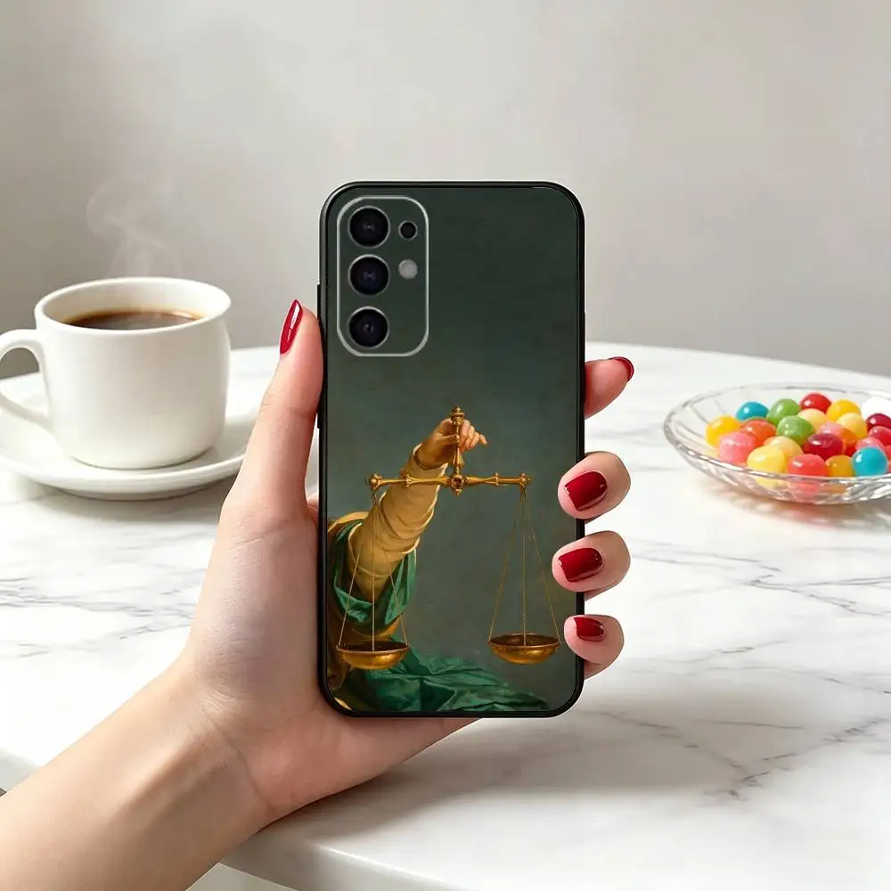 Чехол для телефона Samsung S25, S24, S21, S22, S23, S30, Ultra, S20, Plus, Fe с дизайном «Право, Адвокат, Судья, Справедливость, Искусство», мягкий силиконовый, черный (art.: 3920dc6ca0463) - 3920dc6ca0463