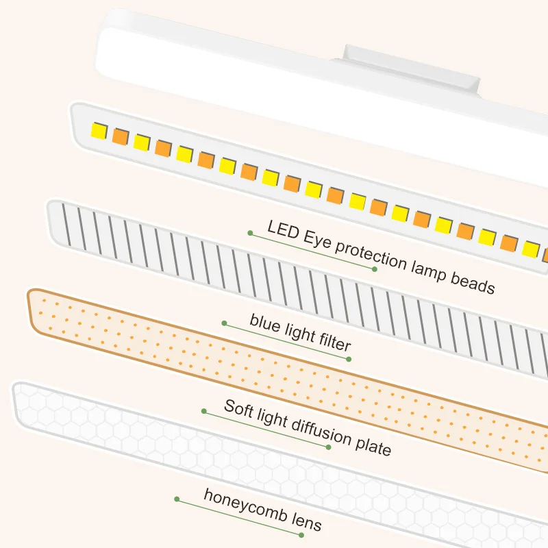 Настольная лампа роскошная Магнитная настольная для офиса с подключаемым