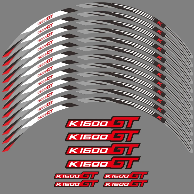 

Наклейка на колесо мотоцикла, водонепроницаемая для BMW K1600GT K 1600 K1600 GT, аксессуары 2011-2023 2022 2021 2020 2019, обод, полосы, наклейки