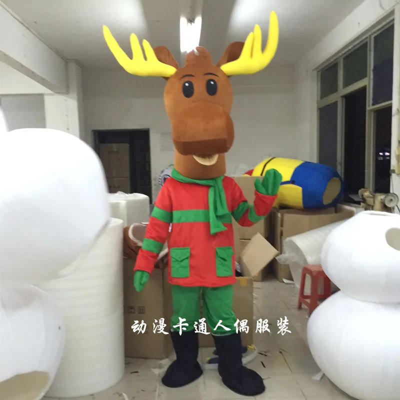 

Dear Mascot Costume Suits Cosplay Party Game Fancy Dress Outfit Advertising Promotion Carnival Halloween Adult Parade