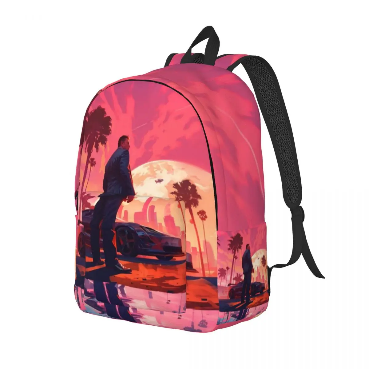 Musk GTA STYLE Для девочек и мальчиков Модный полностью с принтом удобный студенческий