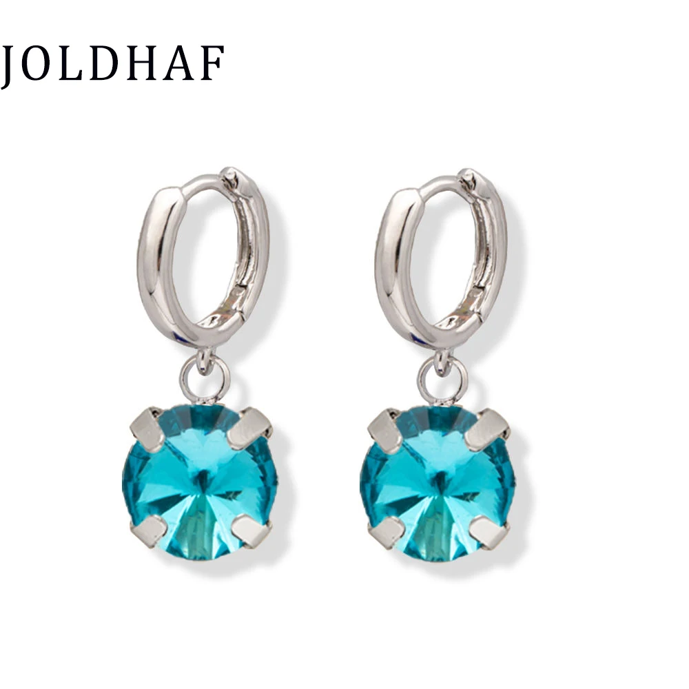 2023 новый дизайн, круглые блестящие серьги-кольца с кристаллами, Красочные бриллиантовые серьги-гвоздики для женщин, ювелирные изделия 2023 новый дизайн, круглые блестящие серьги-кольца с кристаллами, Красочные бриллиантовые серьги-гвоздики для женщин, ювелирные изделия