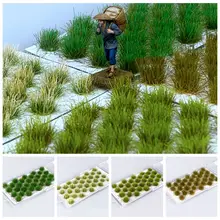 32PCS Seasonal Grass Nest Model Sand Table Building Scene Simulation Turf DIY Handmade Material Grass Tuft