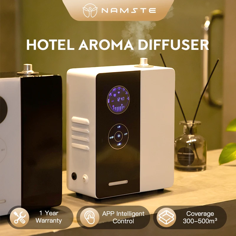 Namste-difusor de Aroma con Control WIFI, máquina difusora de aceite, dispositivo de destilación doméstico de 200ml de capacidad, ambientador eléctrico para Hotel