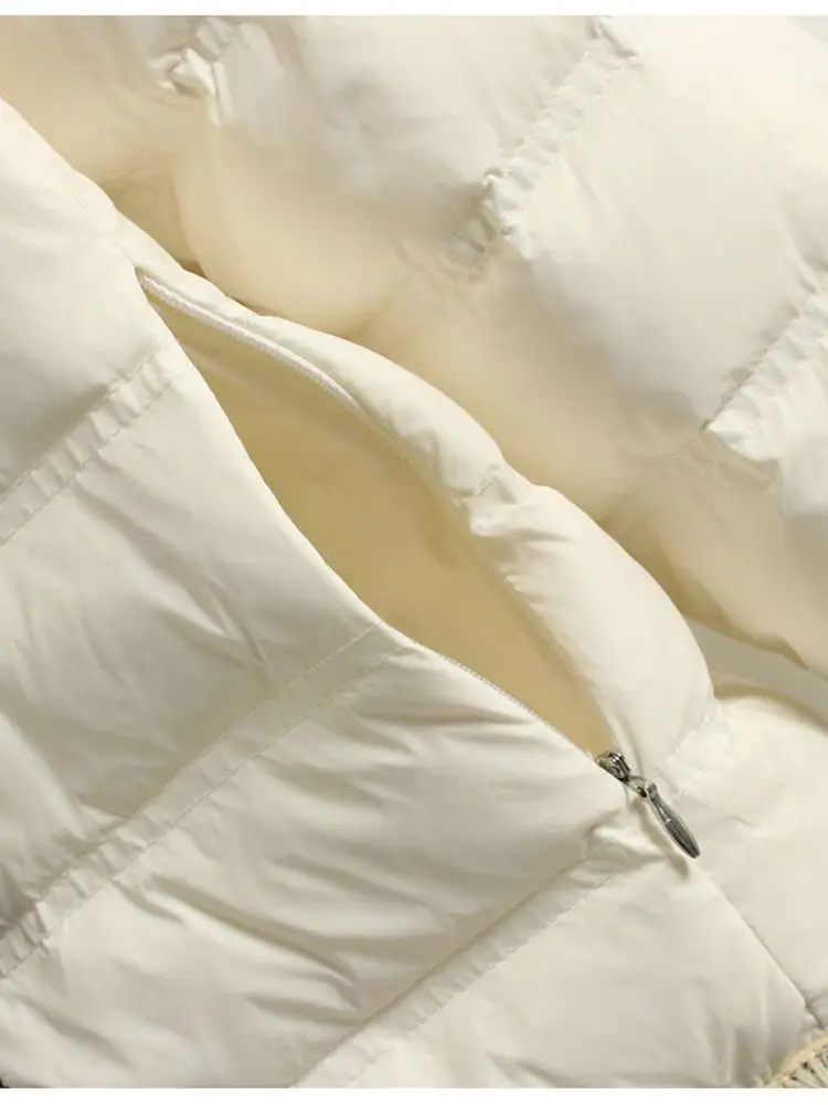 New Women Vintage Style Down Jacket White Duck Down Jackets Autumn Winter Warm Coats And Parkas Female Outwear