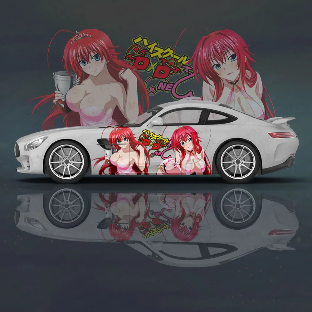 

Японское аниме сексуальная девушка старшая школа DxD 2 шт. Автомобильная наклейка для универсального большого автомобиля Наклейка для автомобиля Защитная искусственная Наклейка Декор