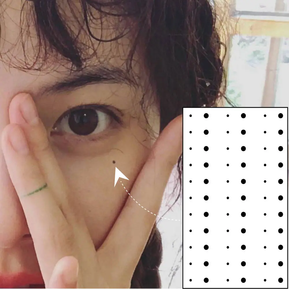 

Tear Mole Stickers Tattoo Sticker Waterproof and Durable Sexy Eye Corner Beauty Mole Female Face Fake Mole Decals Tattoo Sticker