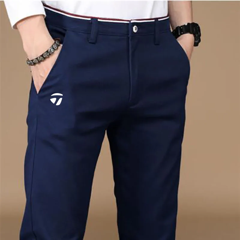 Embroidery Logo Golf Clothing Men's New Summer Men's Golf Pants Business Casual Quick Dry Golf Pants Golf Clothes Golf Pants
