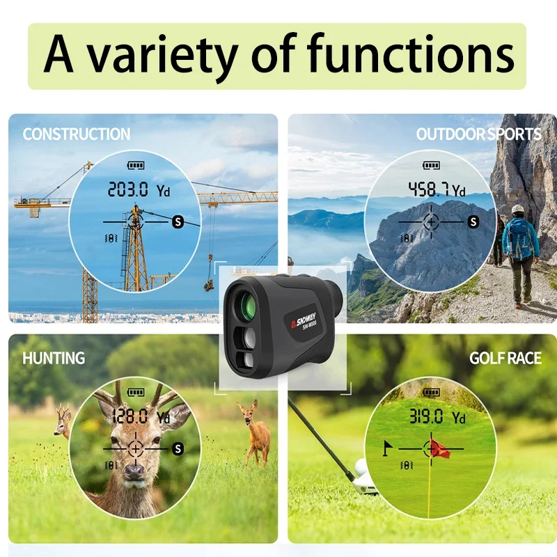 SNDWAY SW-M500/700/1000 Гольф Лазерная перезаряжаемая батарея Rangefinde прицел и вибрация
