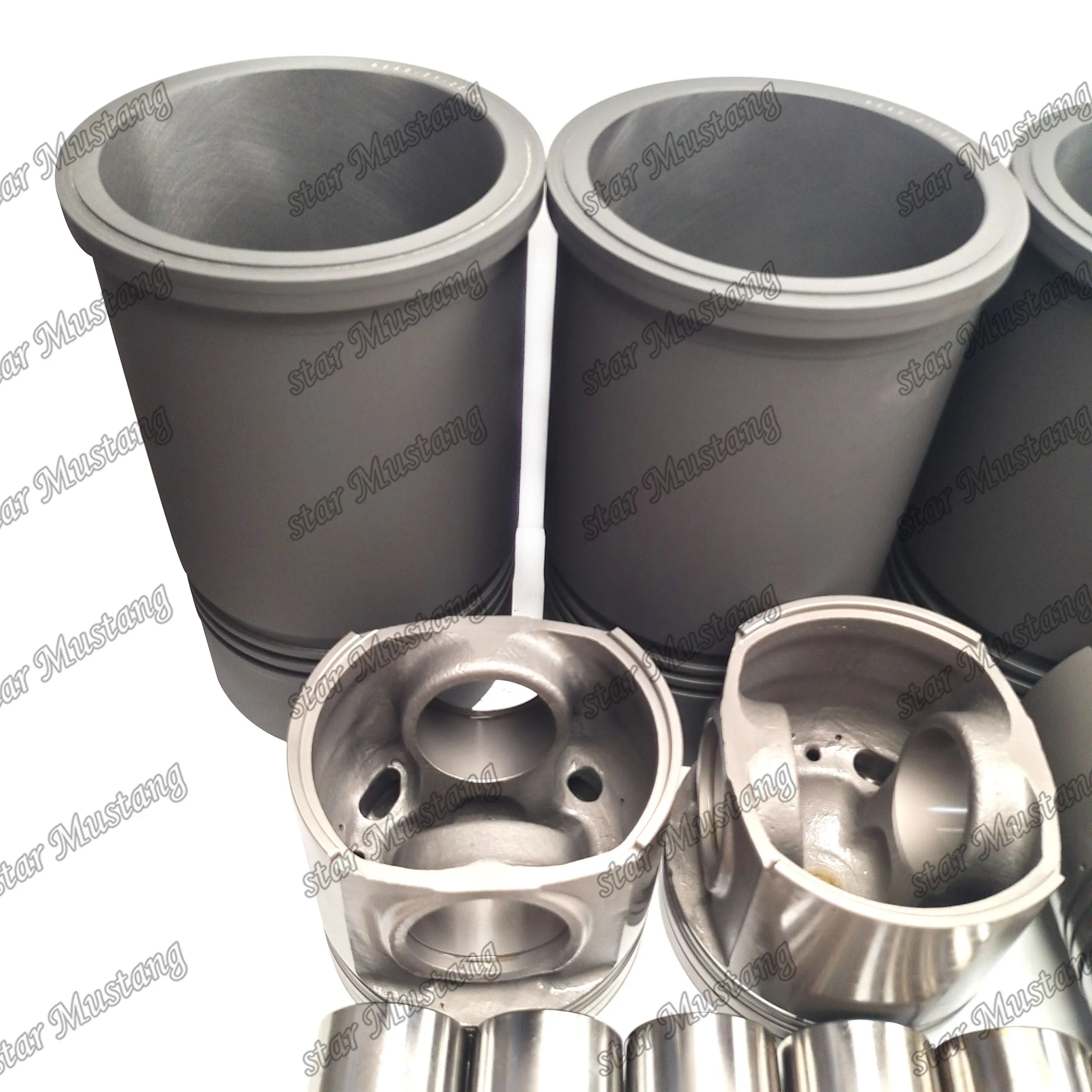 Комплект гильз цилиндра 6D170 SA6D170E SAA6D170E 6240-21-2220 поршень 6240-31-2111 кольцо 6240-31-2030 для