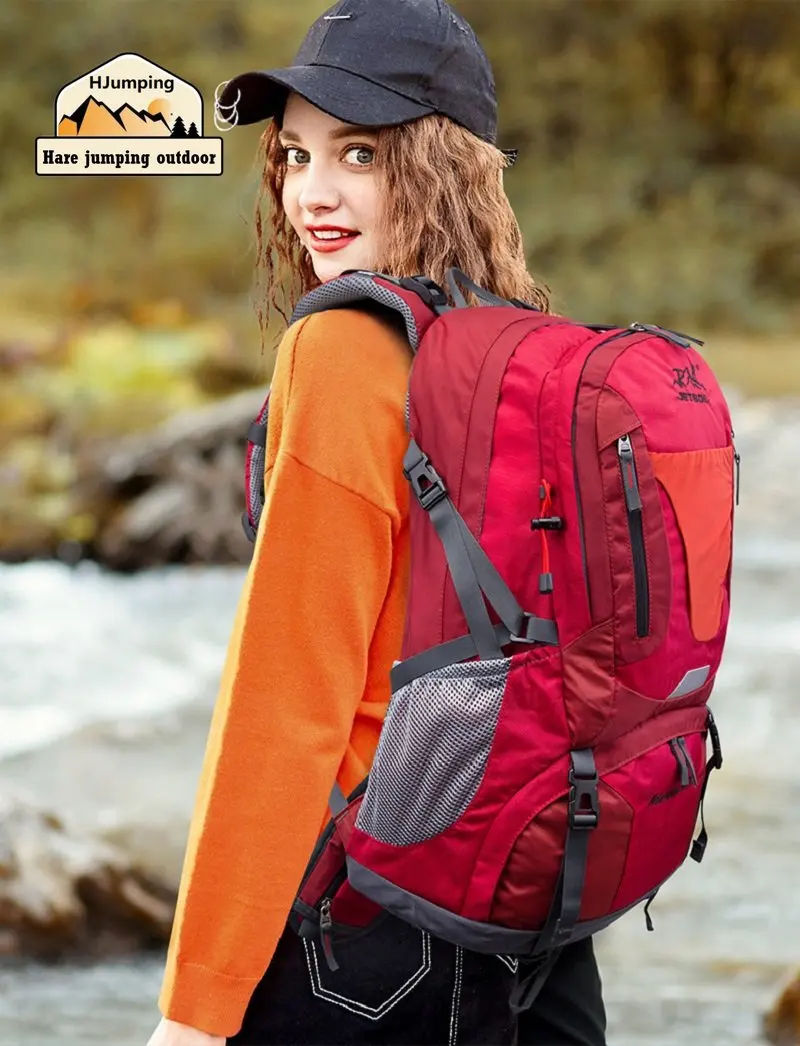 50L Climbing Bags  HJumping Outdoor Camping  Hiking Running  Backpack Portable Travel  Multifunctional Storage Set