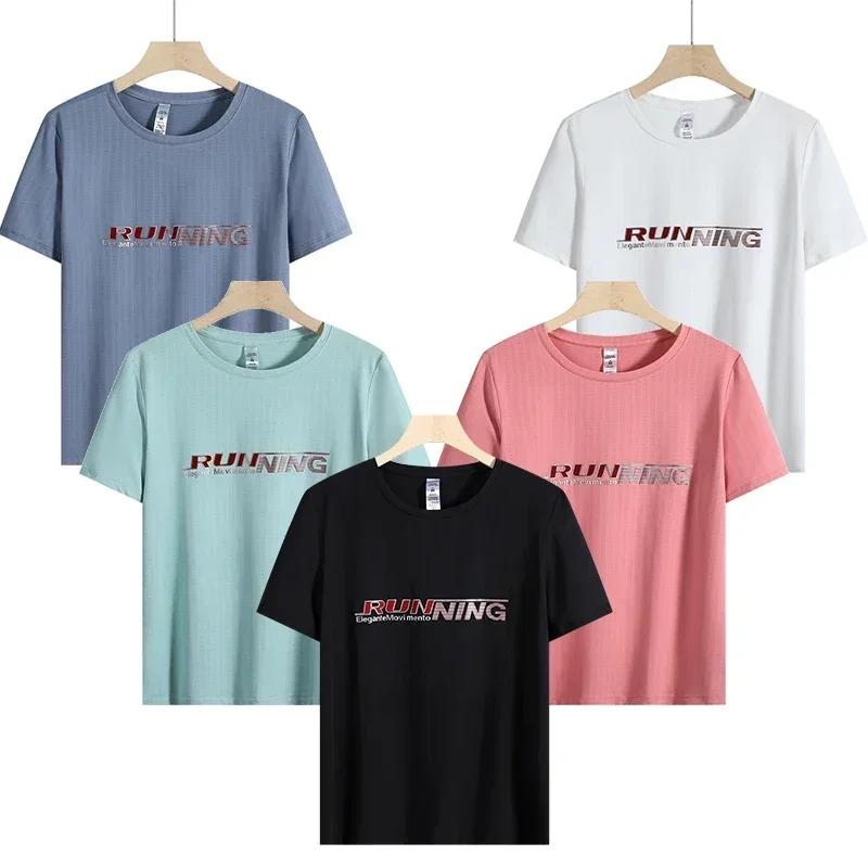 Мужская летняя одежда для фитнеса футболка с коротким рукавом спортзала