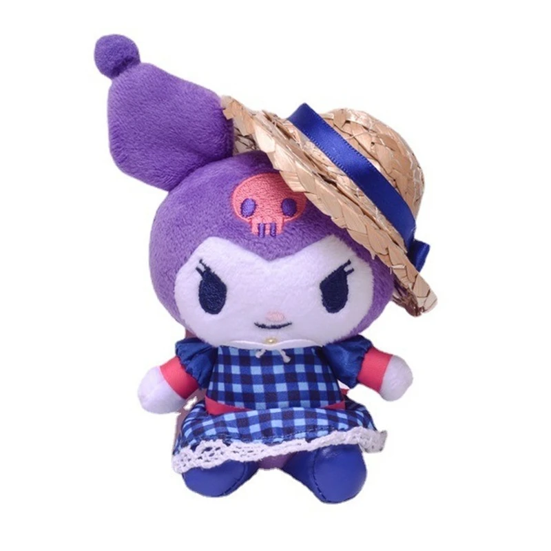 

Sanrio Cartoon Creative Rainbow Paradise Series Kuromi Kawaii Plush Toy Doll Pendant Bag Pendant Brooch