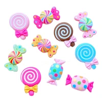 1020pcs new resin mini candy lollipop series flat back cabochons scrapbooking diy jewelry craft decoration accessories