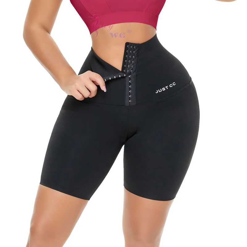 SEXYWG Shapewear Leggings Women Body Shaper Slimming Pants High Waist Trainer Shaper Shorts Tummy Control Panties Gym Leggings