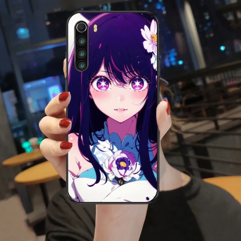 Oshinoko AI Hoshino аниме чехол для телефона Xiaomi Mi 13 12 12S 12T 11T 10T 9T Lite Pro Ultra Poco F3 F4 F5 X4 GT черный