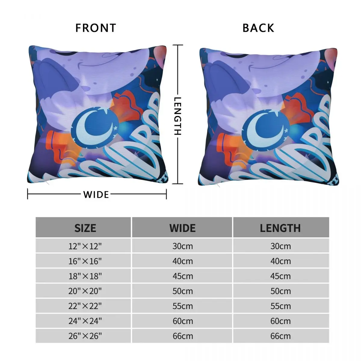 Рисунок 4 - Квадратная наволочка Moondrop