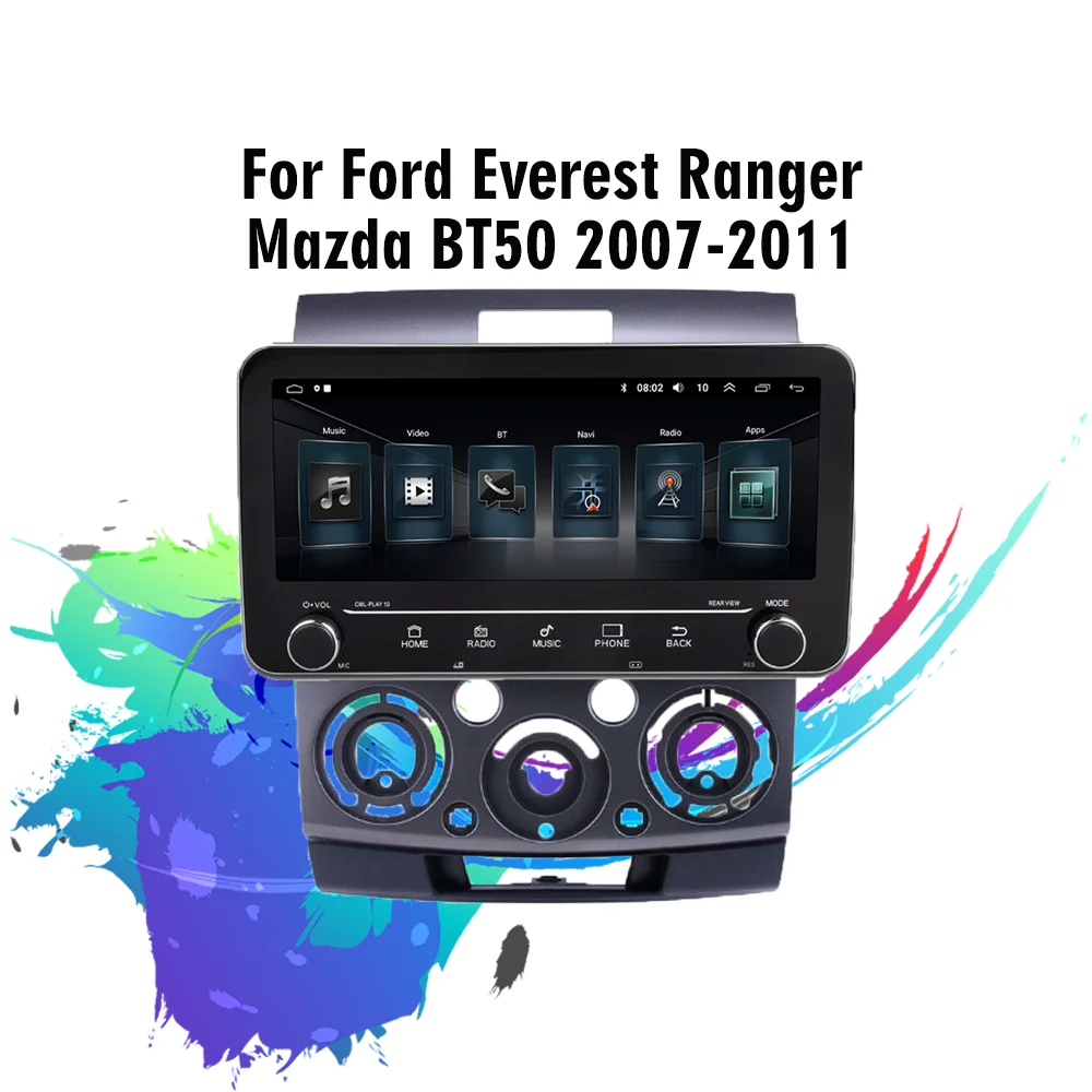 

2din 10.25 Android For Ford Everest Ranger & Mazda BT50 2007-2011 Car Multimedia Video Player Audio FM BT GPS Navigation