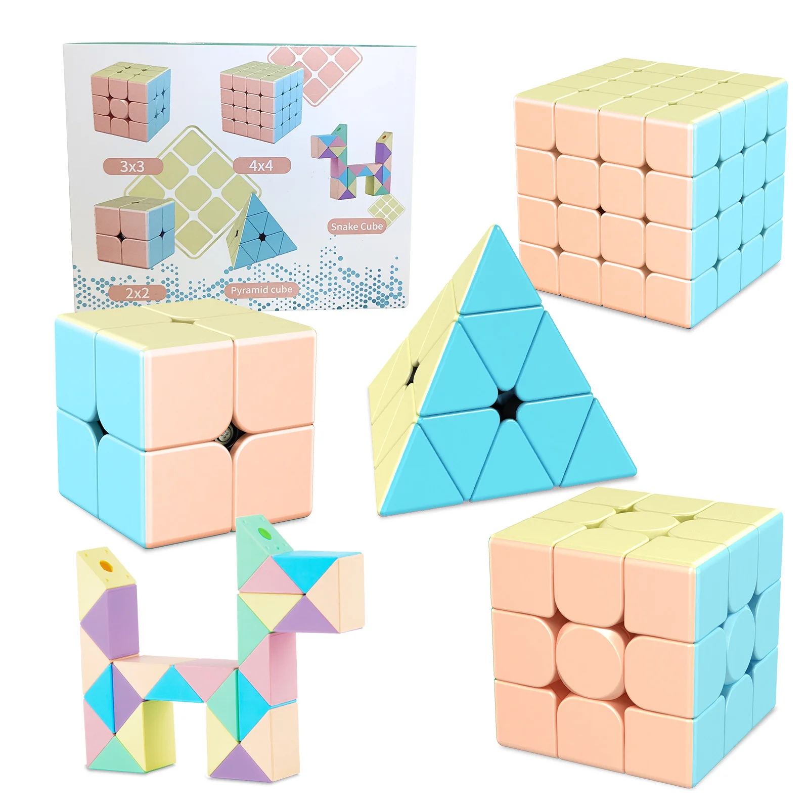 MOYU Meilong серии профессиональный магический куб 2x2 3x3 4x4 Пирамида скоростной пазл магический куб обучение куб магический игрушки