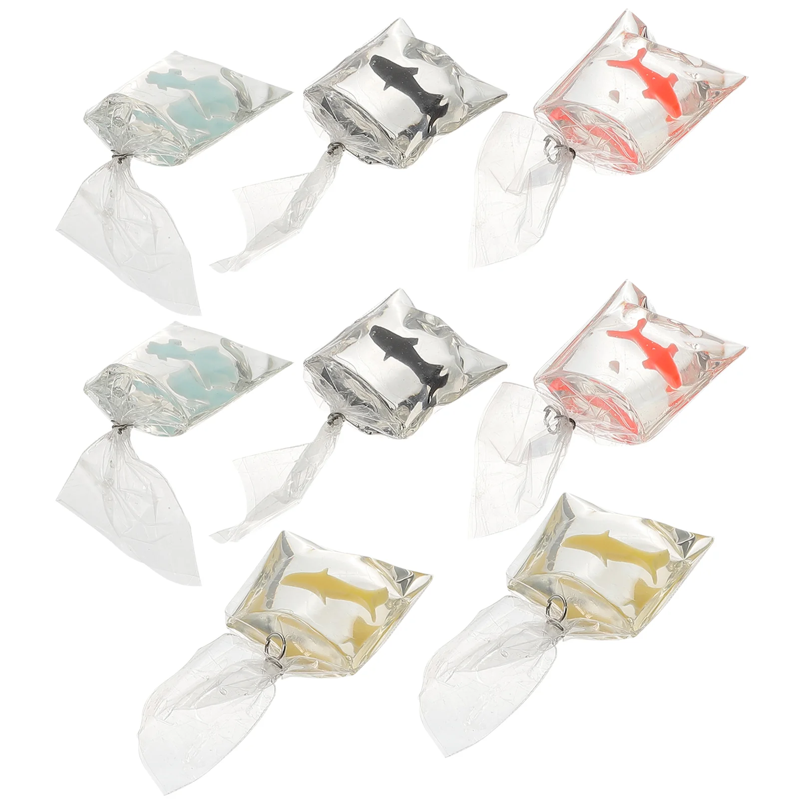 

Goldfish Imitation Water Bag Pendants DIY Charms Jewelry Makingresin Hand Decor Bracelet Ornaments Adorable