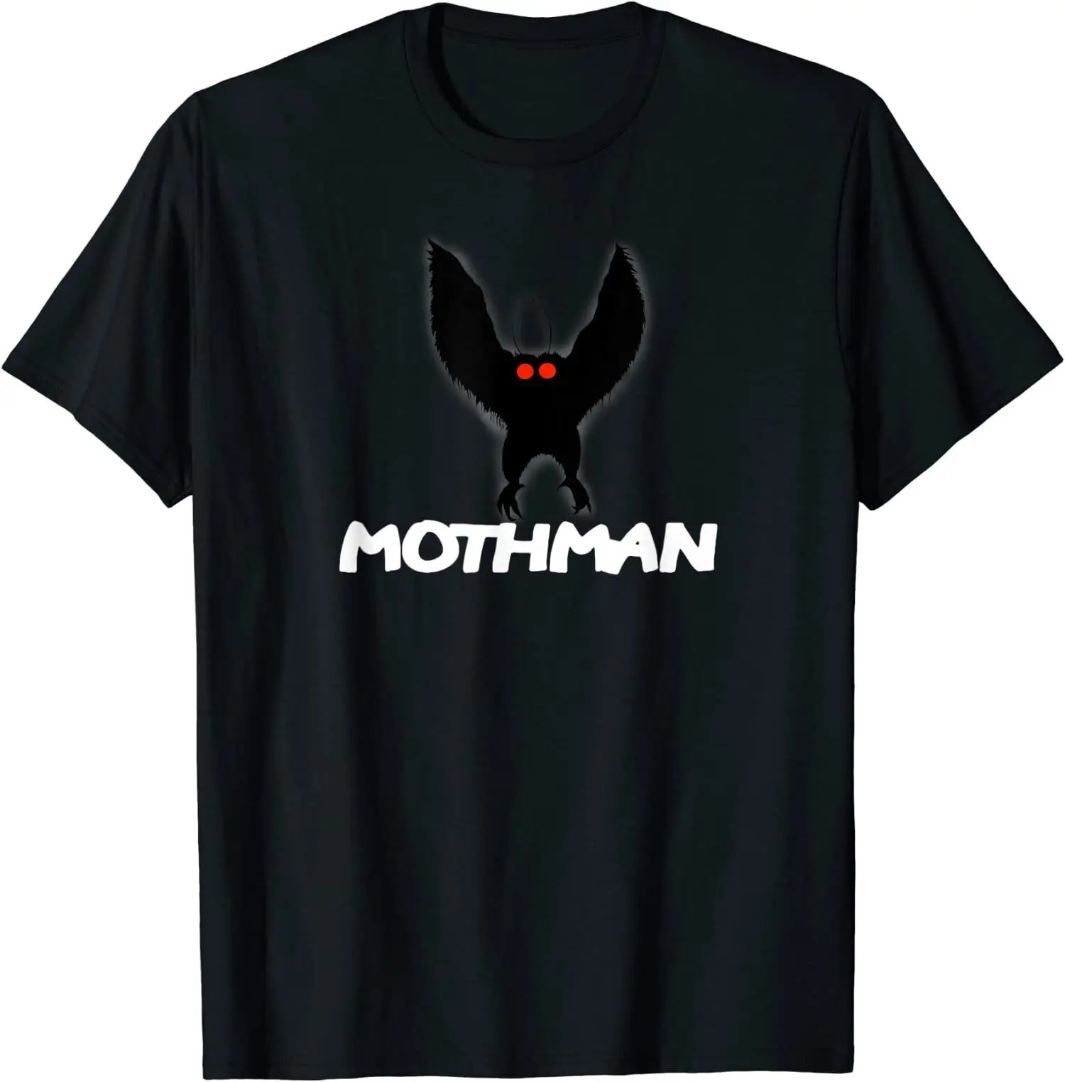 

Мужская хлопковая футболка Mothman, Повседневная футболка с круглым вырезом и коротким рукавом, Размеры S 3XL