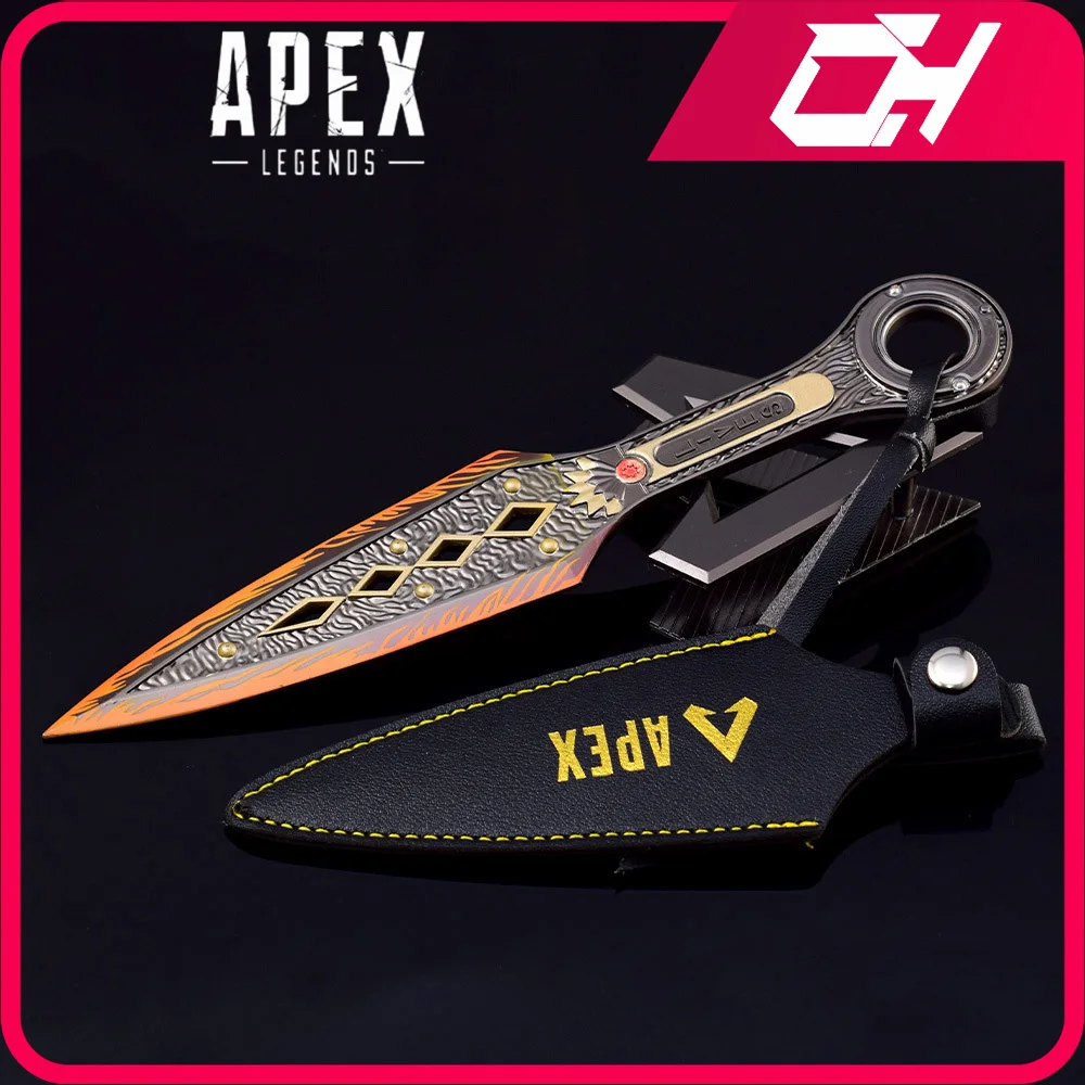 Металлическая игрушка-Катана Apex Legends, боевое оружие Wraith Kunai, 22 см, игрушка для мальчиков