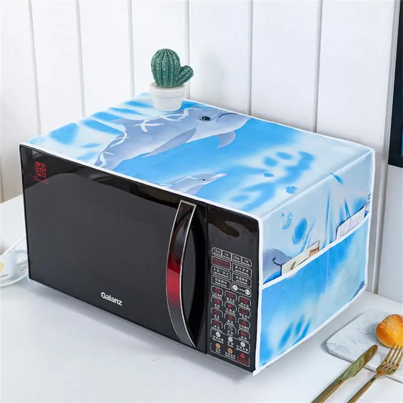 

Moisture-proof Printed Microwave Dust Cover Oven Cover Dust Proof Waterproof Healthy Materials Towel Dustproof Oil Proof