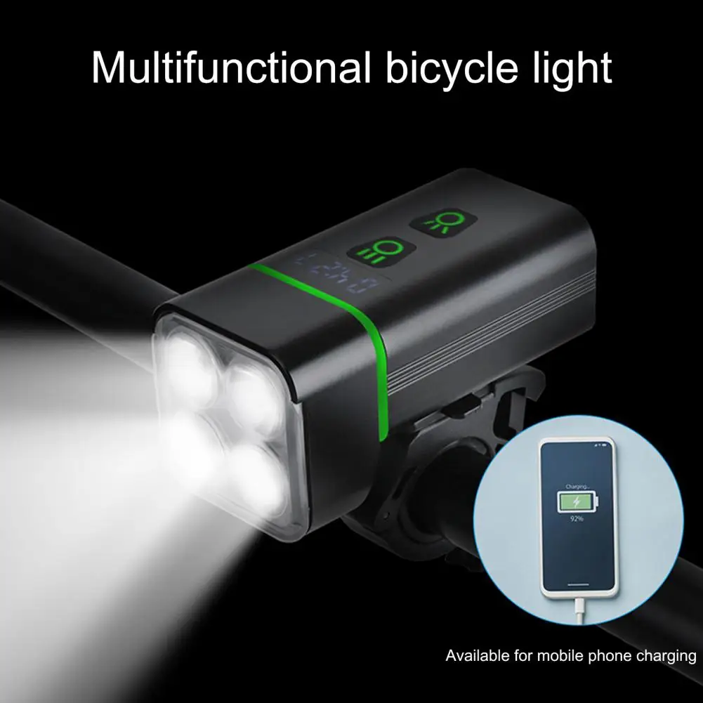 

Bike Front Light 4T6 Headlight 1800Lumen 5000mAh Waterproof 360 Rotatable Bicycle Flashlight MTB Bike Lamp Bicycle Accessories