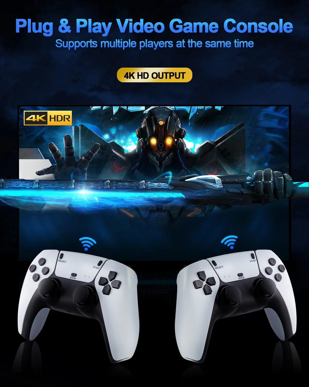 Консоль игровая PS5 в стиле ретро 64 ГБ 10000 игр |