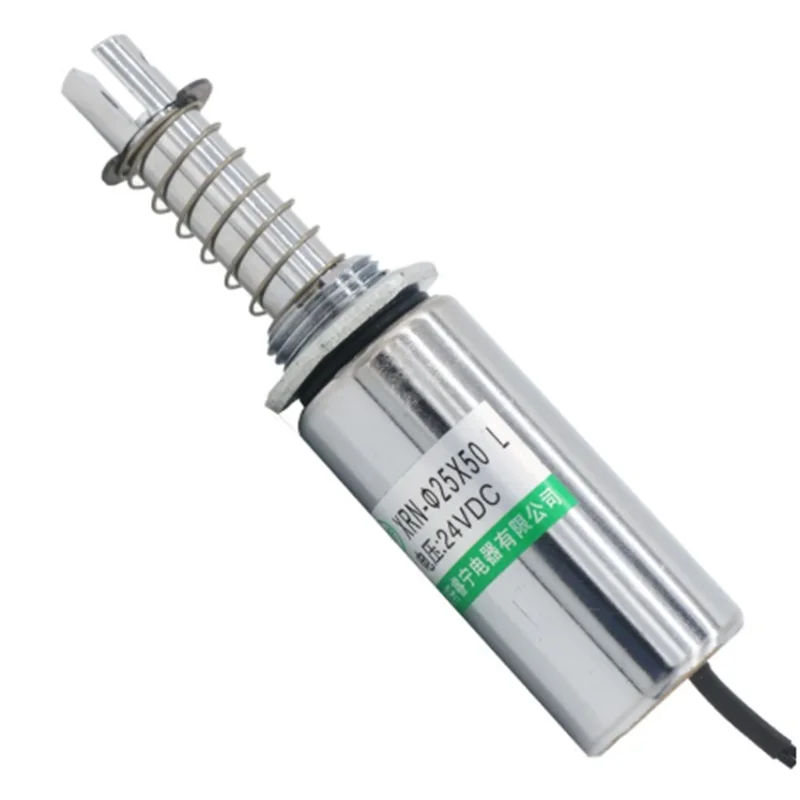 Круглый трубчатый Тяговый электромагнит, цилиндрический магнит, фотомагнит, 12 В, 24 В постоянного тока, ход 10 мм, 19 Вт