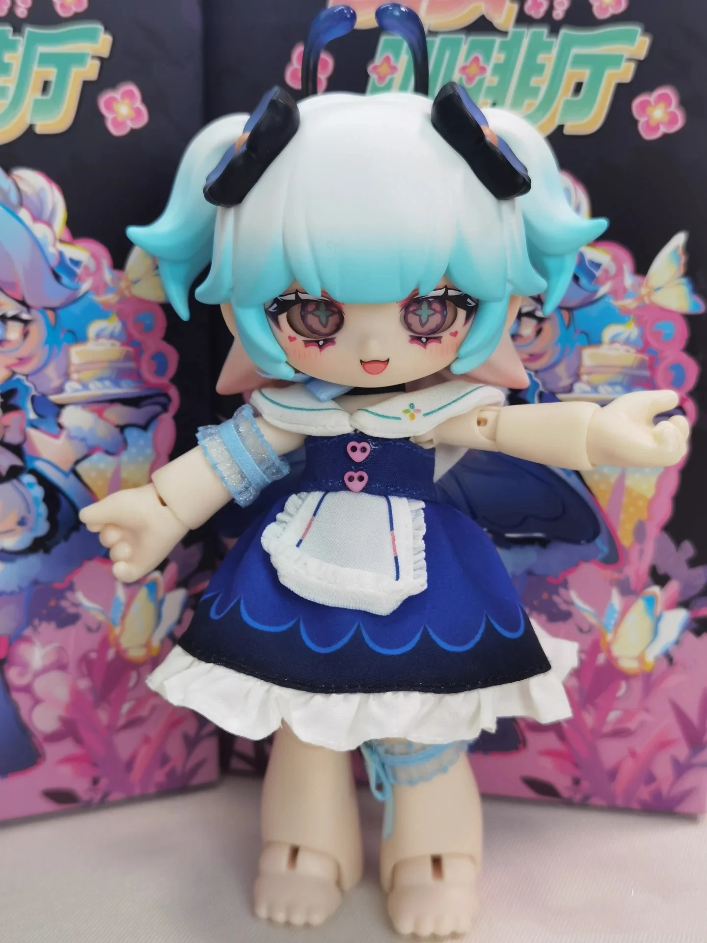 Фото 1/12 Bjd кукла Kukaka Insect Cafe Series Ob11 слепая коробка Mystery Box подвижная фигурка милая модель игрушка-сюрприз подарки на день рождения №3