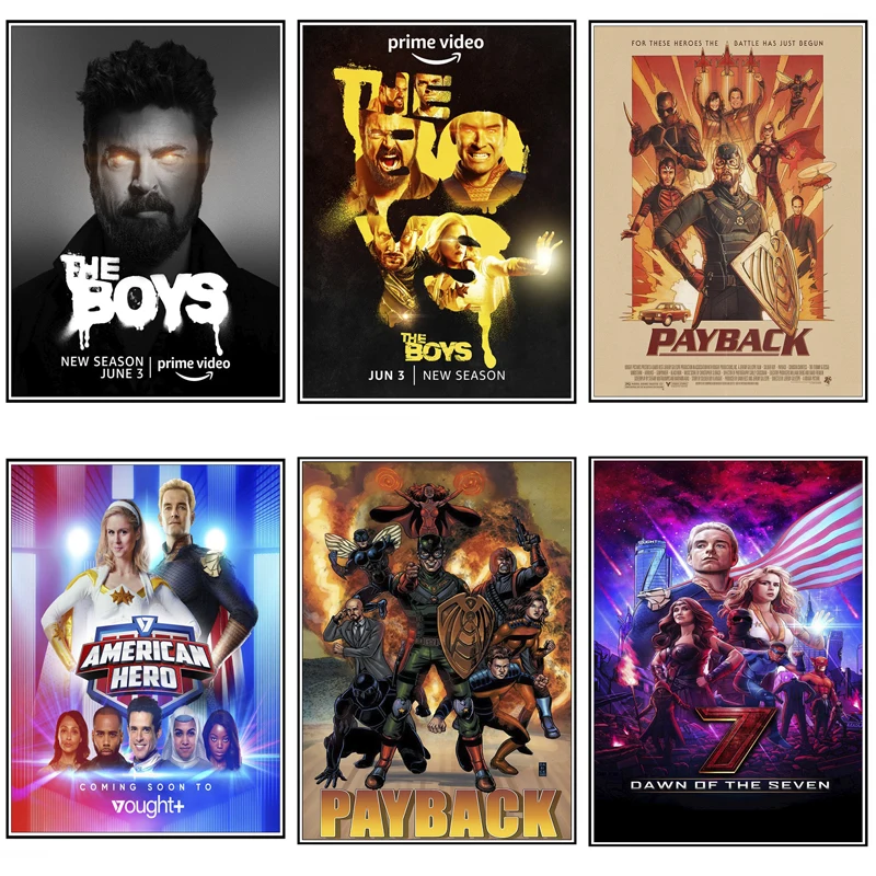 

Рисунок из фильма «The Boys Season 3», художественный холщовый плакат для гостиной, украшение для дома, Настенная картина