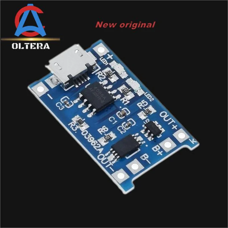5PCS 5V 1A 18650 Micro/Type-c/Mini  TP4056 Lithium Battery Charger Module Charging Board With Protection Dual Functions Li-ion