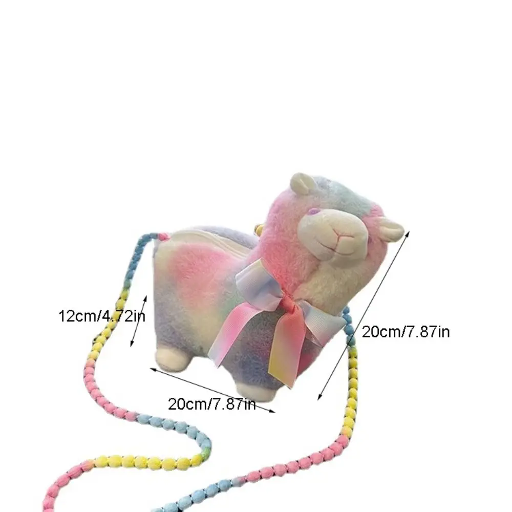 Kawaii бисер альпака сумка через плечо для телефона кукла плюшевая на косметичка