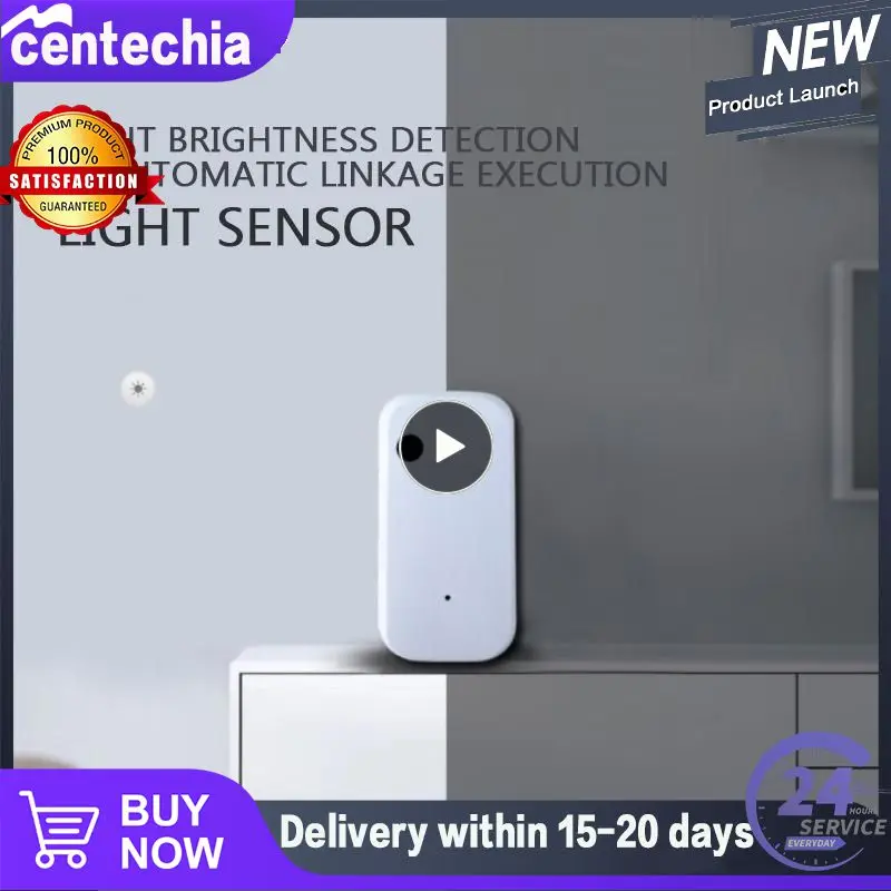 

Zigbee Light Sensor Tuya Wifi Brightness Sensor Zigbee Hub Is Required Smart Illuminance Sensor Smart Home