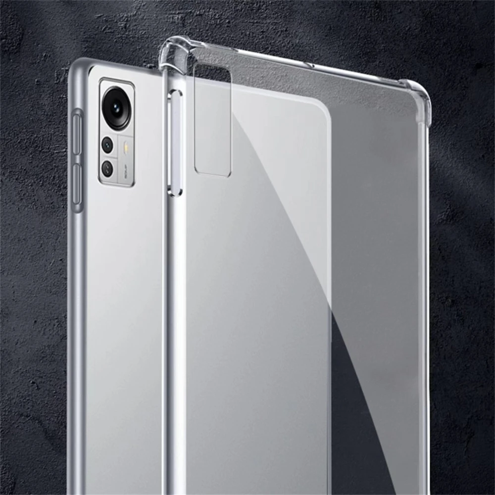 

Противоударный силиконовый чехол для Xiaomi Pad 5 Pro 12,4 2022, гибкий чехол для планшета с подушкой безопасности, прозрачная задняя крышка