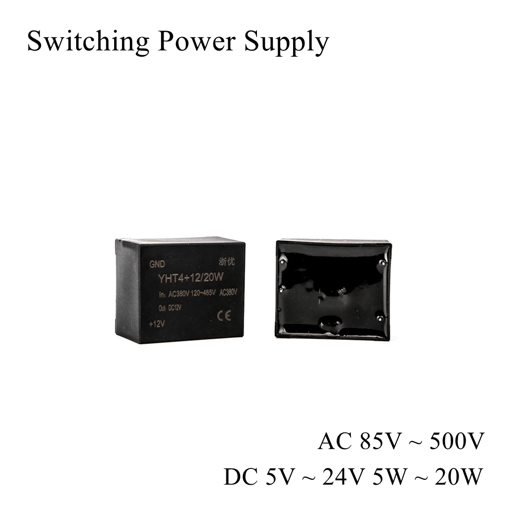 Switching Power Supply Module Transformer Input AC 220V 380V Output DC 5V 12V 24V Maximum 5W 10W 20W Mold Regulator Bare Circuit