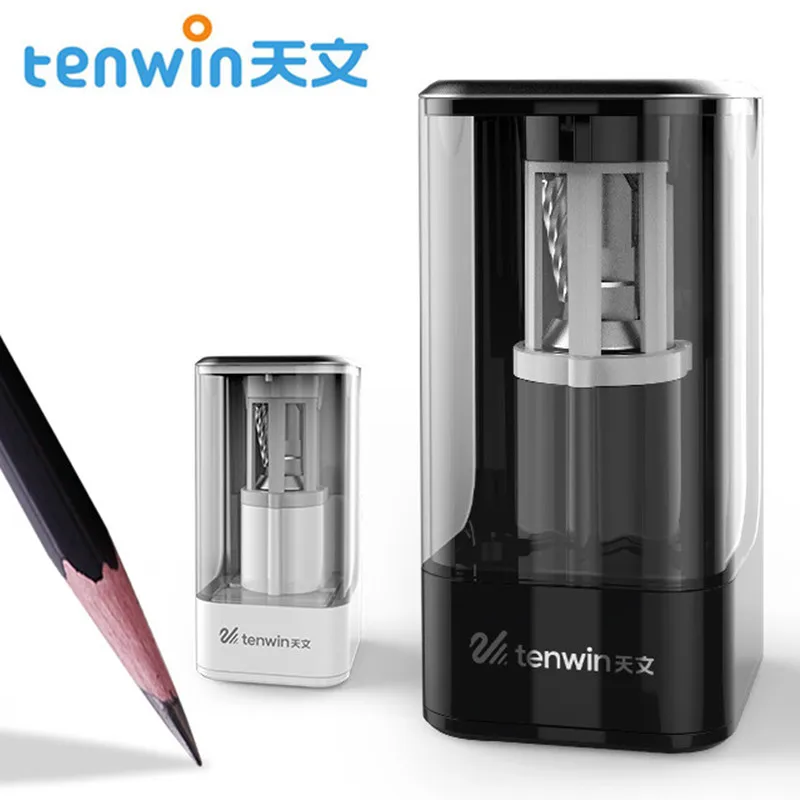 

Точилка для карандашей, прочная портативная безопасная экономичная электрическая точилка для карандашей, подходит для школы, дома и офиса