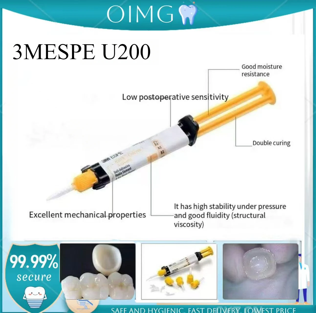 3M/ESPE U200 Самоклеящаяся смола Hydrocolloid Clicker TM Pack A2 TR 8 5 г Самоклеящийся