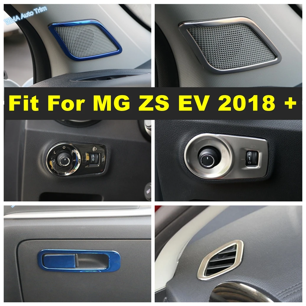 

Rear Mirror Adjust Button / Air Vent Outlet / Window A Pillar Cover Trim Fit For MG ZS EV 2018 - 2022 Car Interior Accessories