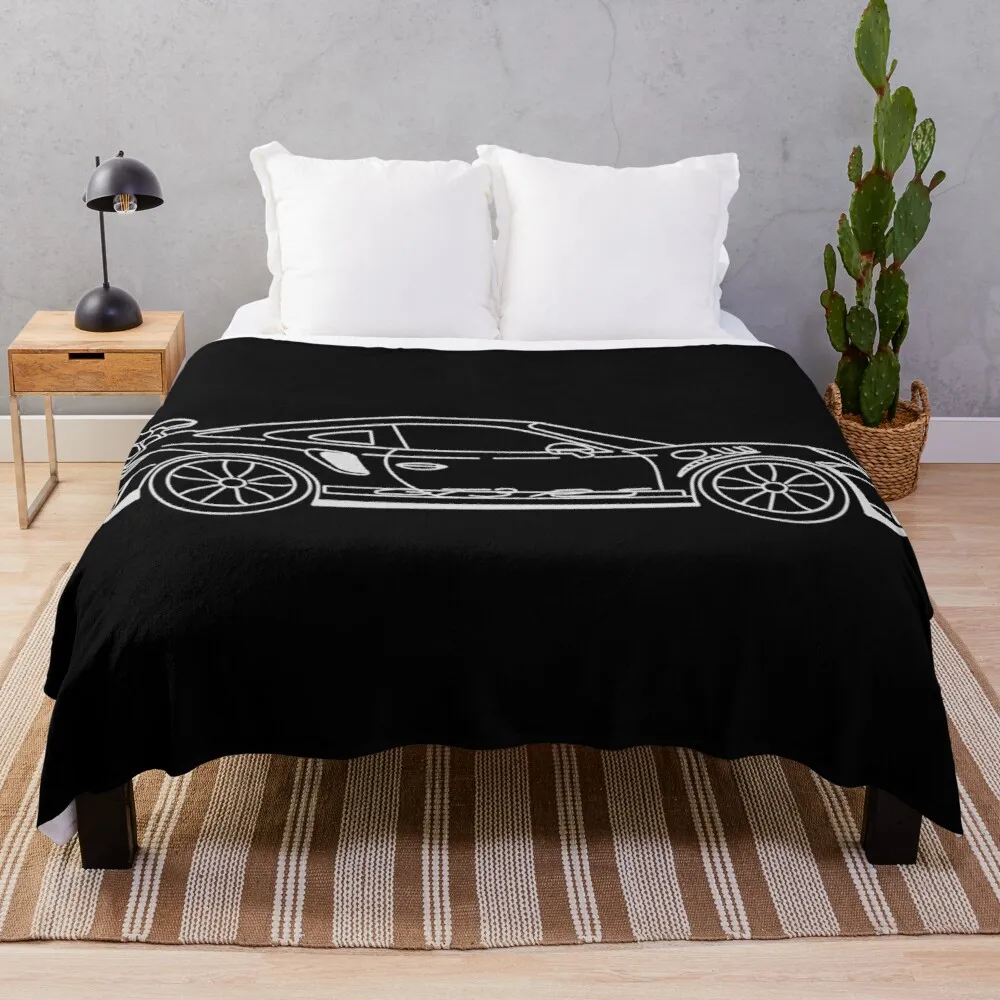 

Porsche GT3 RS Throw Blanket Warm Blanket Luxury St Blanket