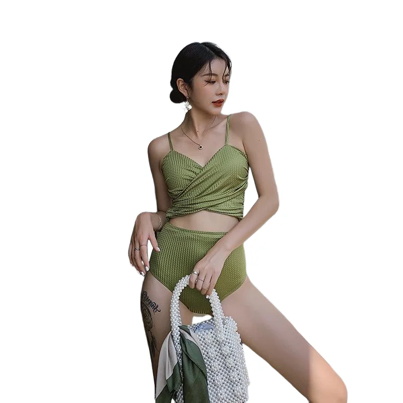 Купальный костюм женский бикини Цельный купальник для плавания пляжная одежда с