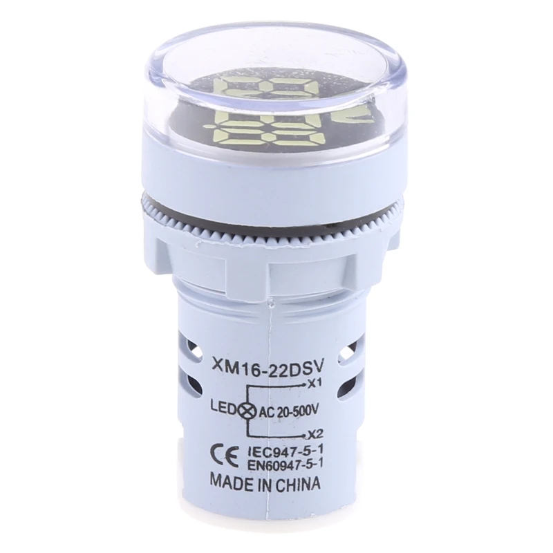 Дисплей напряжения переменного тока Цифровой светодиодный дисплей Вольтметр